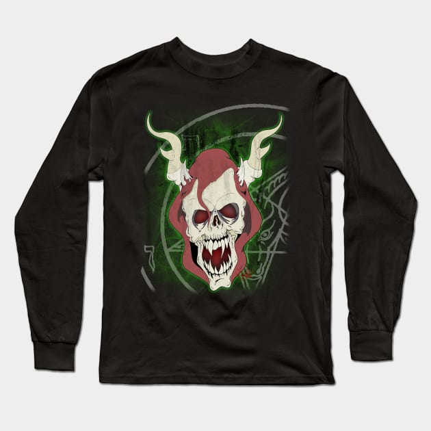 Horned King Long Sleeve T-Shirt by schockgraphics